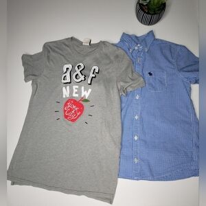 2 Boys Abercrombie kids tops size 16